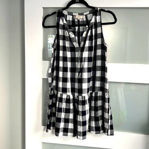 Petite Small Loft Checkered Dress